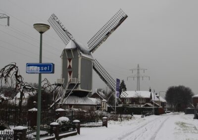 Molen in de winter