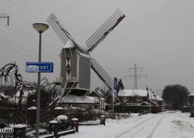 Molen in de winter